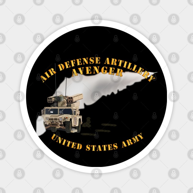 Army - Avenger Air Defense - Firing Missile Magnet by twix123844